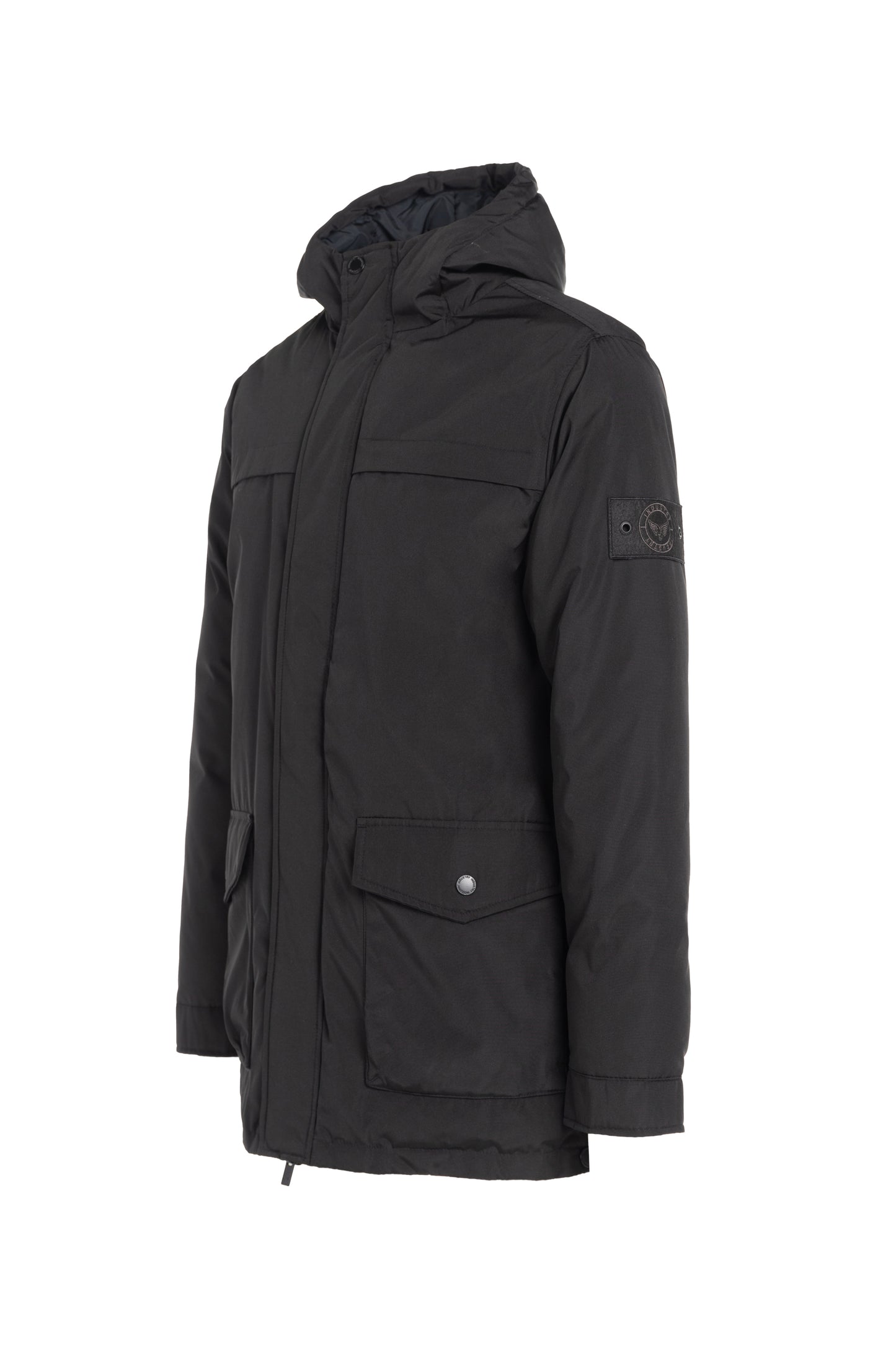 Parka à capuche épaisse en duvet alternatif